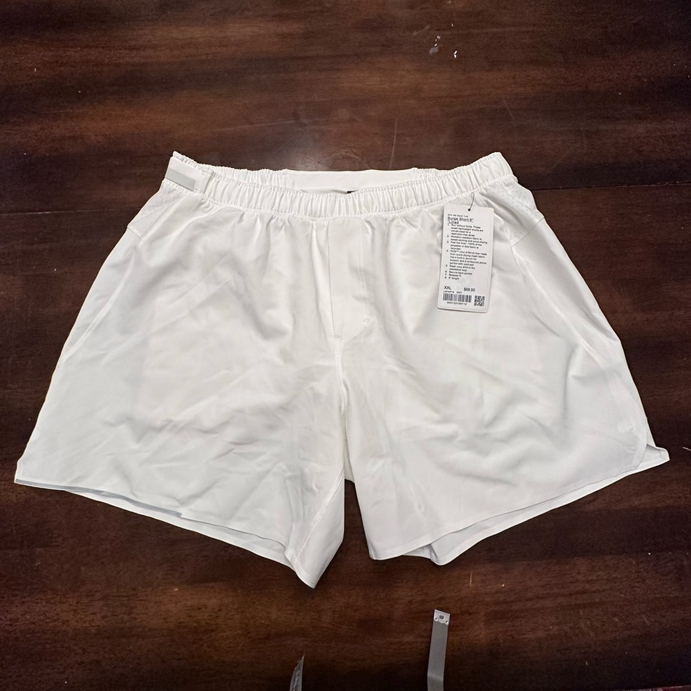 Men’s XXL lululemon surge lined shorts 6” brand new with tags NWT